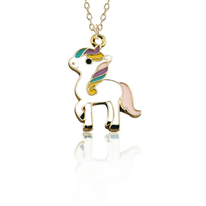 Cartoon Cute Unicorn Necklace