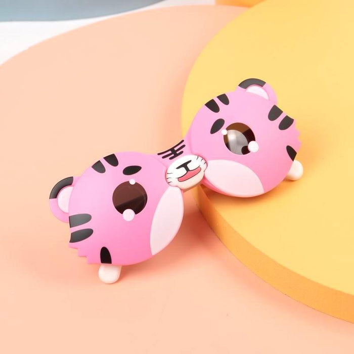 Children's polarizing sunglasses flip silicone soft frame