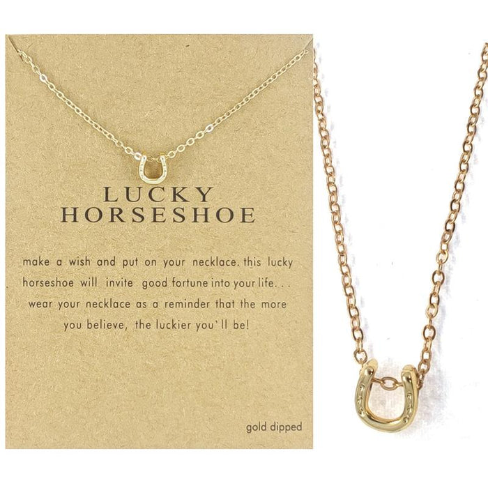 Card Love Horseshoe Five Pointed Star 8-character Skull Short Necklace