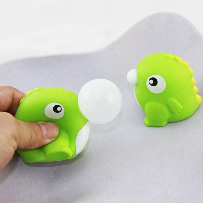 Decompression artifact spit bubble duck dinosaur exhaust ball toy