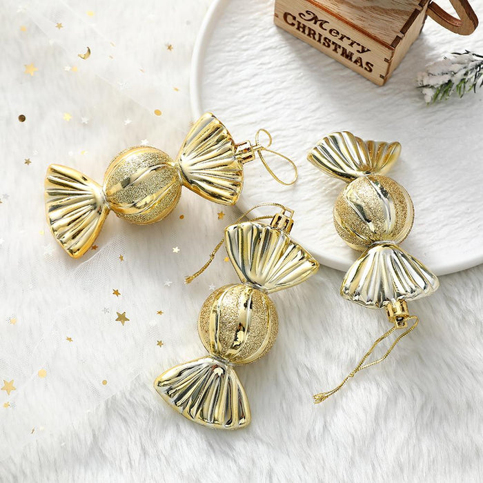 3pcs/Box Christmas Ball Ornament Balice Ice Cream Candy