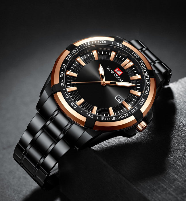 Men's Watch Business Calendar Quartz Watch Simple Atmospheric Luminous