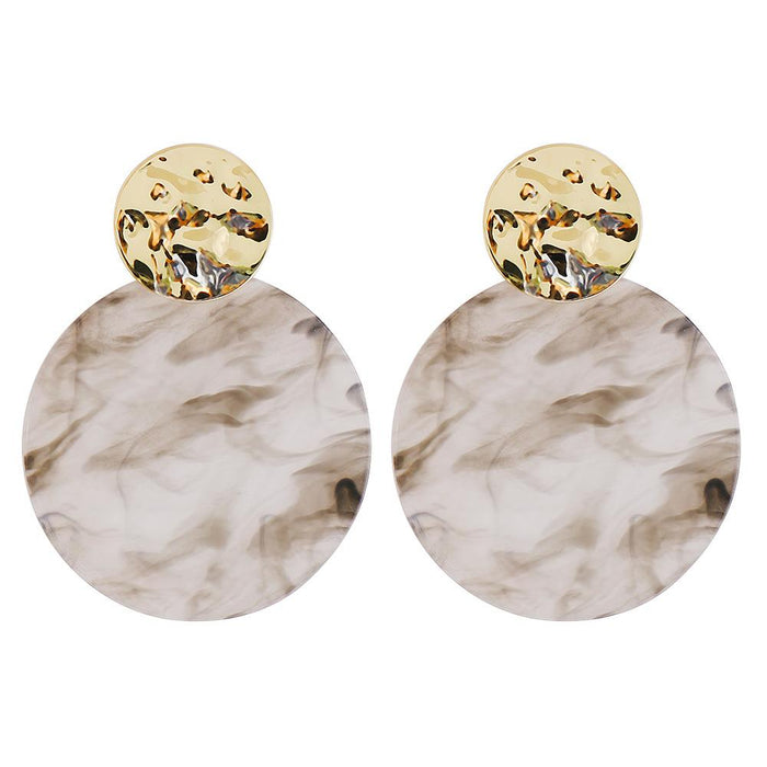 New Round Simple and Versatile Fashion Women's Earrings Accessories