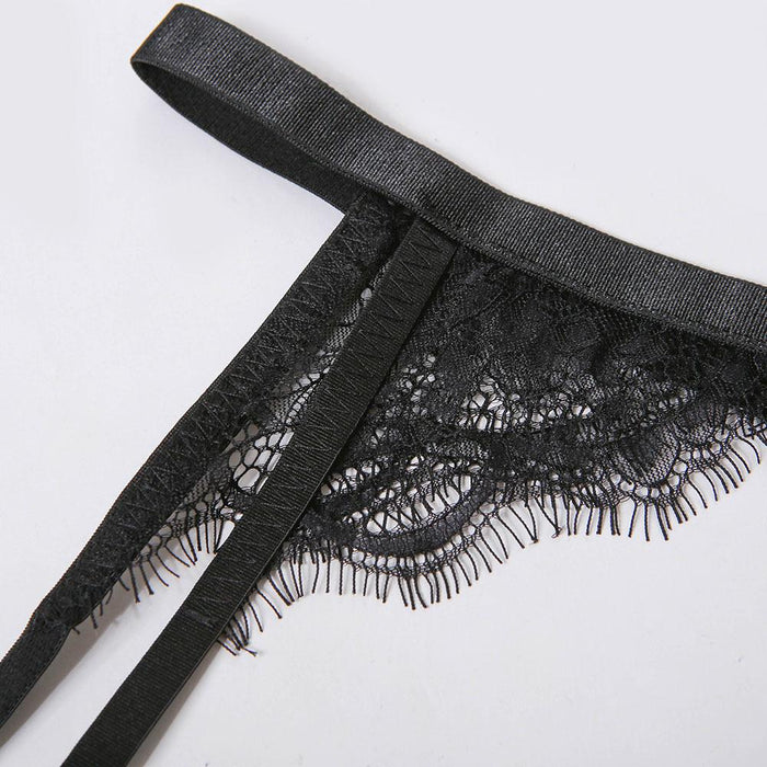 Lace Sexy Lingerie Three Piece Set Women Intimates