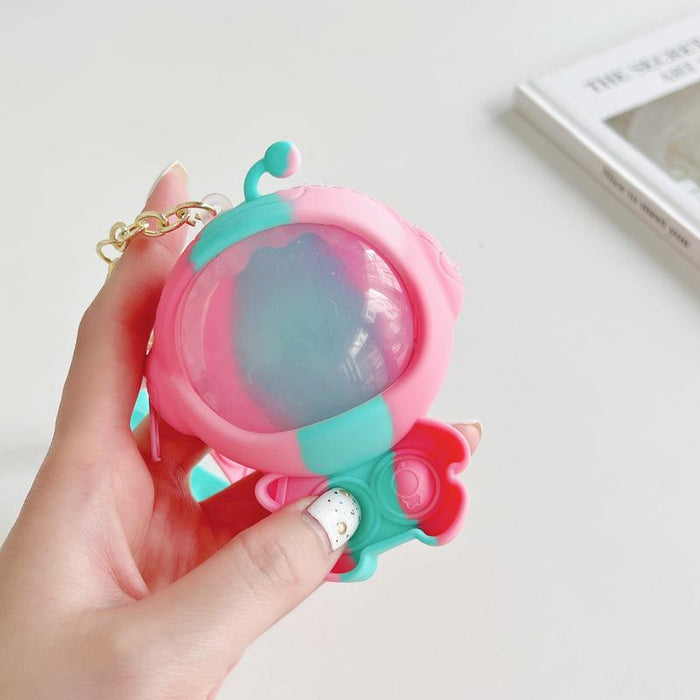 Astronaut Bag Ornament Decompression Toy Silicone
