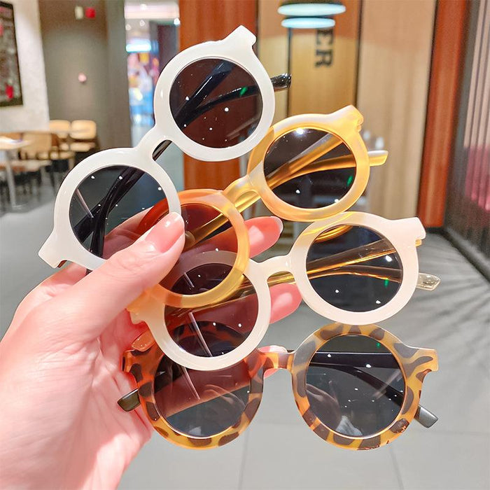 Children's Sunglasses Sun Shading round frame polarizer