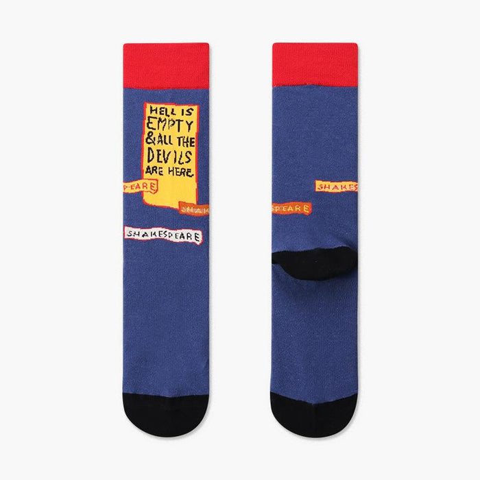 Outdoor Skateboard Sox Winter Creative Abstract Funny Socks