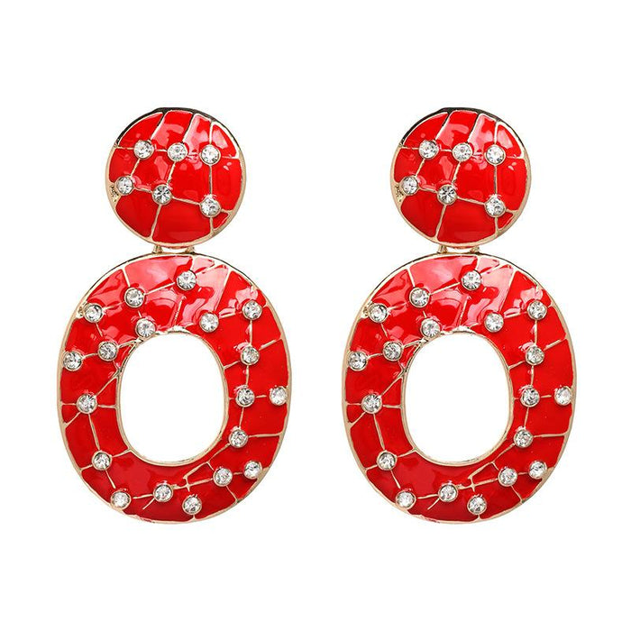 New Creative Personalized Round Women's Earrings Accessories