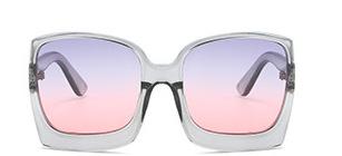 Large Frame Colorful Real Film Sunglasses