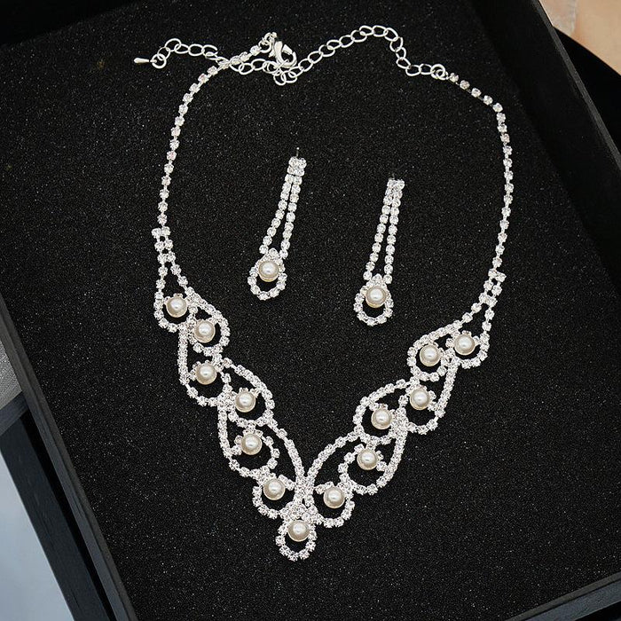 Fashionable and Versatile Women's Necklace Earring Jewelry Set