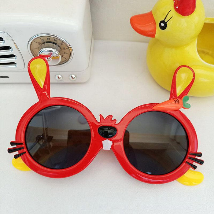 Cute Little Rabbit Silicone Cartoon Children's Sunglasses