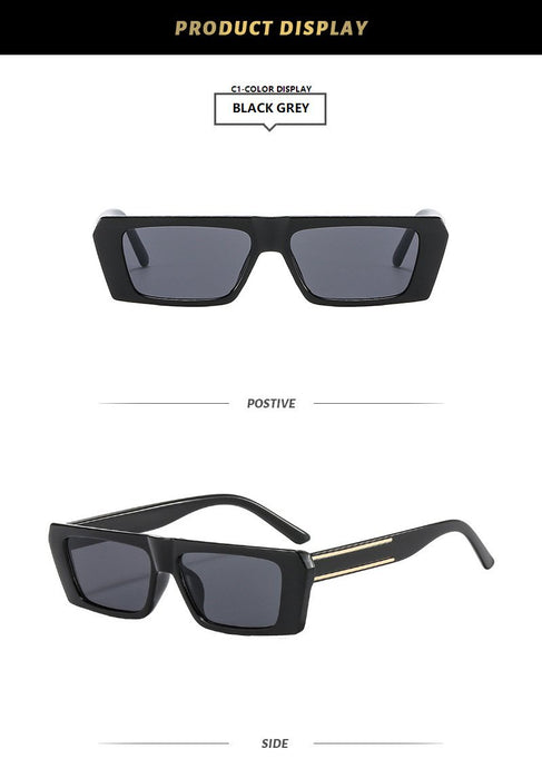 Square small frame sunglasses