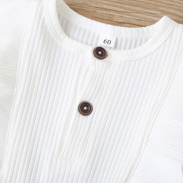 Summer Infant 5-color Ruffle Jumpsuit