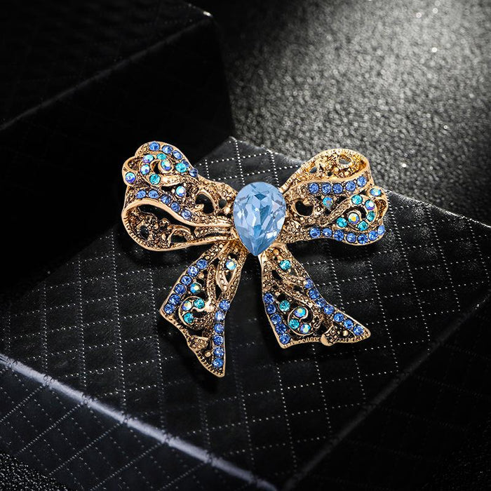 New Bow Brooch Collar Pin Ladies Pin