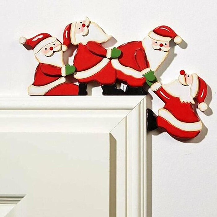 2022 Wooden Christmas Door Hanging Oranments