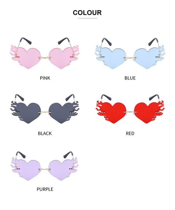 New Heart Broken Love Sunglasses