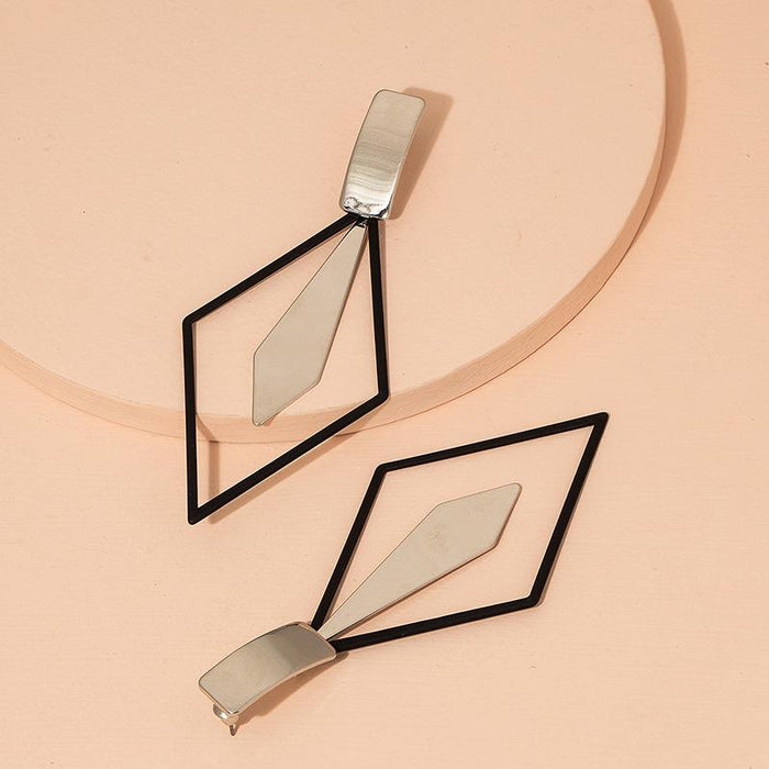 New Fashion Creative Personality Double Layer Earrings