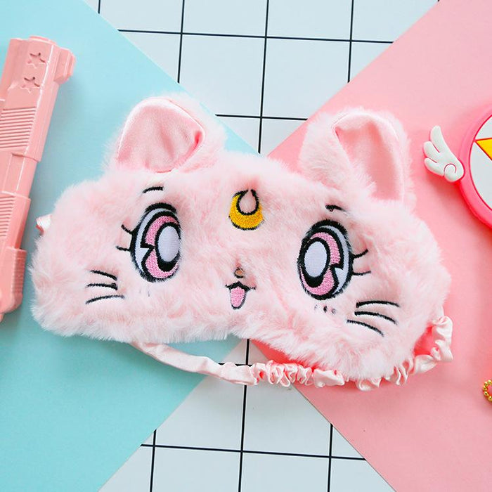 Cartoon Cat Eye Protection Shading Sleeping Eye Mask