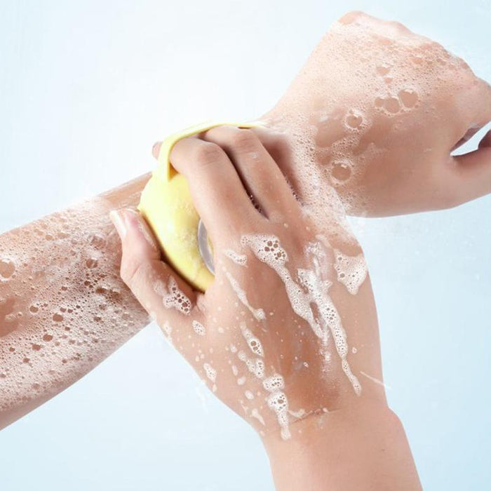 Bathroom Pet Bath Massage Gloves Brush Soft Safety Silicone