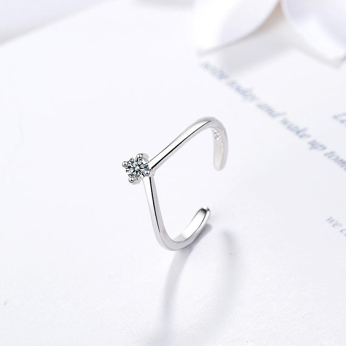 New Style Simple V-shaped Open Ring