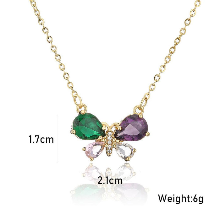 New Fashion Exquisite Butterfly Pendant Women's Necklace