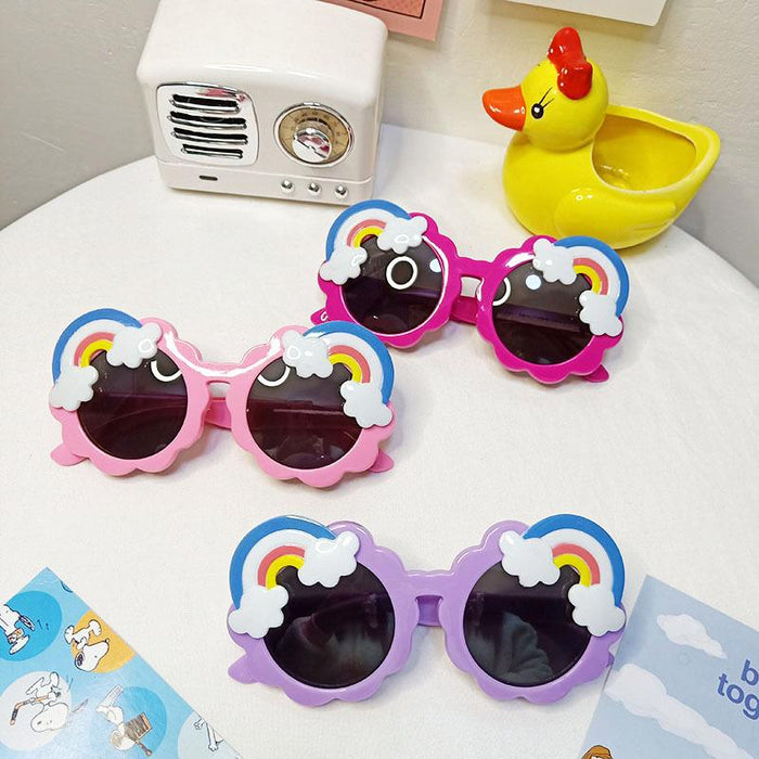 Rainbow Cloud UV Proof Children's Silicone Sunglasses