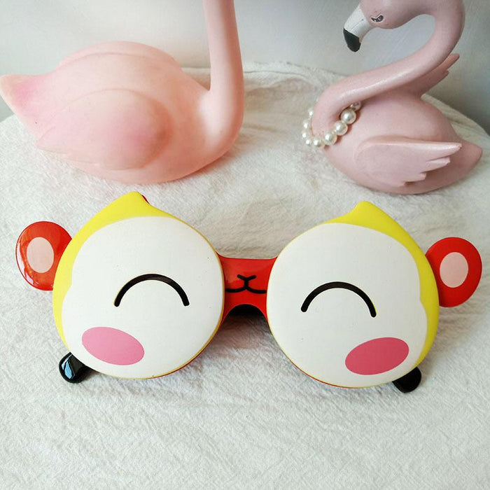 Fashion Little Peach Funny Children's Silicone Sunglasses