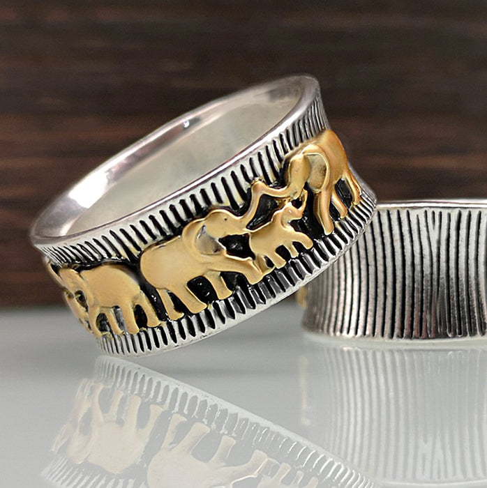 Fashion Simple Creative Elephant Ring