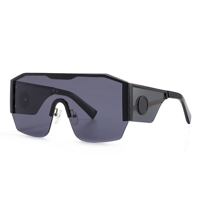 Large frame head conjoined sheet metal men's and women's Sunglasses