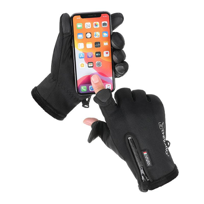 Touch Screen Men Cycling Gloves Waterproof