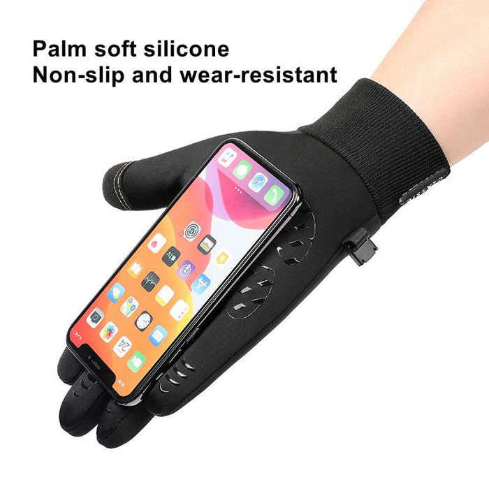 Touch Screen Men Cycling Gloves Waterproof
