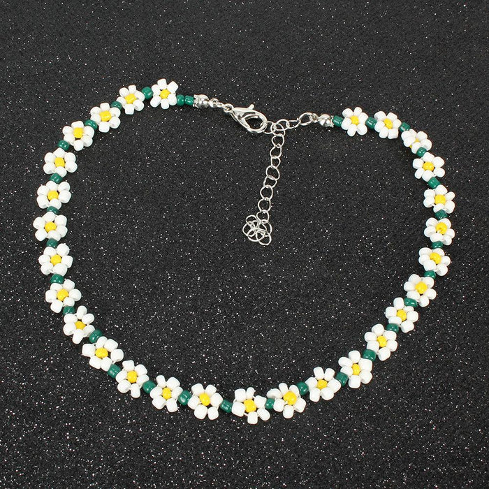 Fashion Women Bohemian Style Personalized Color Beaded Necklace