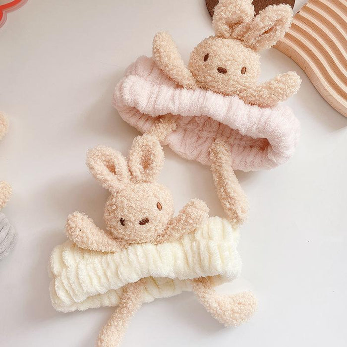 Three Dimensional Plush Rabbit Hair Band