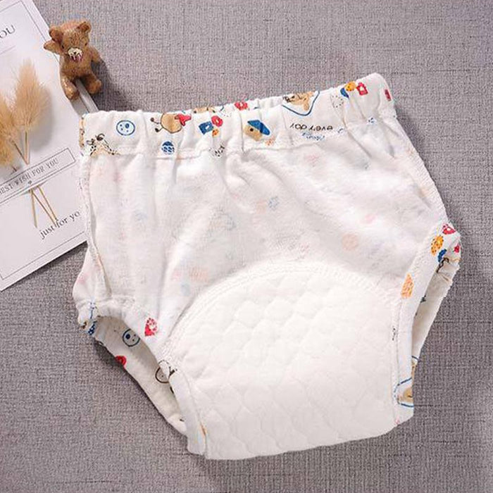 Baby Reusable 6 Layers Waterproof Cotton Breathable Diapers