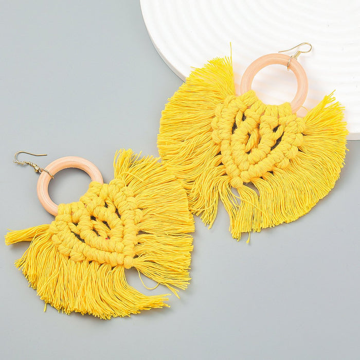 Women's Bohemian Handmade Tassel Earrings