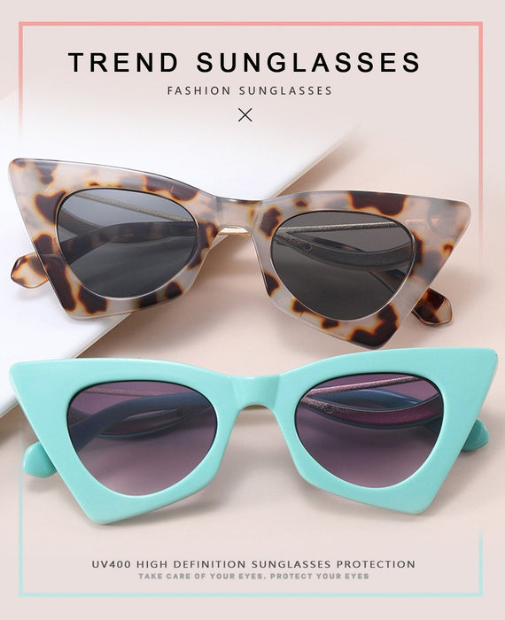 New cat's Eye Sunglasses damp Sunglasses UV protection