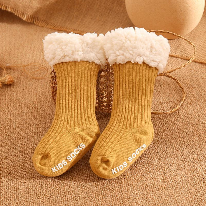 Winter Baby Solid Tincken Socks For Girls Boys