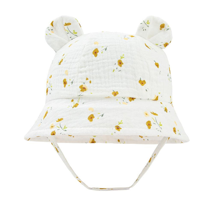 Cotton Sun Hat Children Outdoor Rabbit Ear Beach Caps