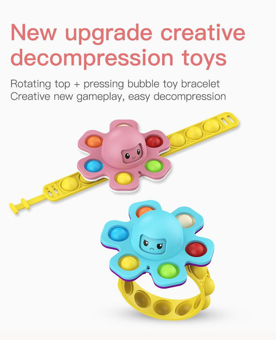 Rotating Face-changing Octopus Spinning Rodent Vanguard Bracelet