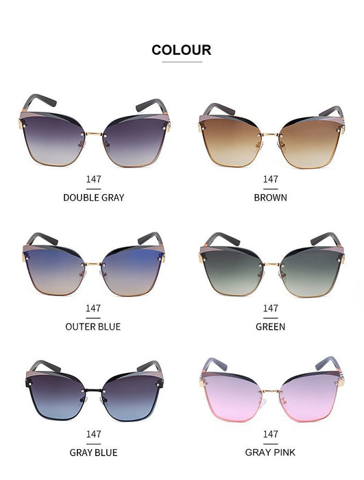 2022 New Women's Fashionable Cat's Eye Shape Sunglasses