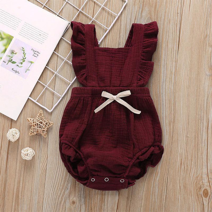 Summer Baby Princess Sleeveless Jumpsuit