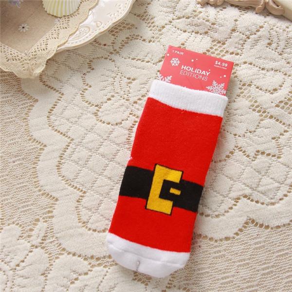 Children Cotton Boys Girls Warm Christmas Socks