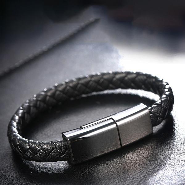 Portable Bracelet Wearable USB Wrist Data Cable Type C