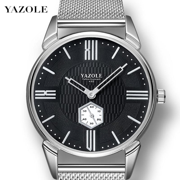 Top Brand Luxury Yazole Independent Small Seconds Hand Designer Men's Wrist Watches