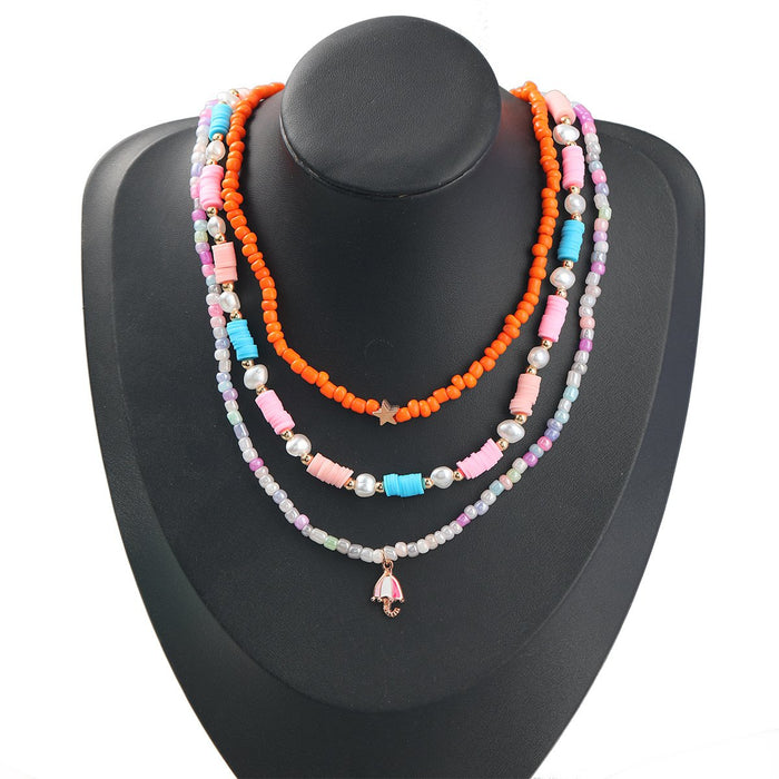 Women's Fashion Beaded Collarbone Necklace