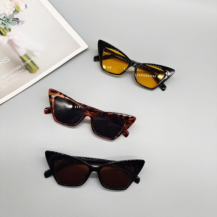 Vintage Fashion Simple Style Cat Eye Sunglasses