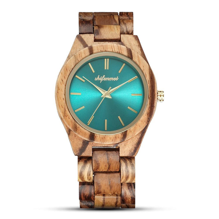 New Women's Classic Noble Green Quartz Watch