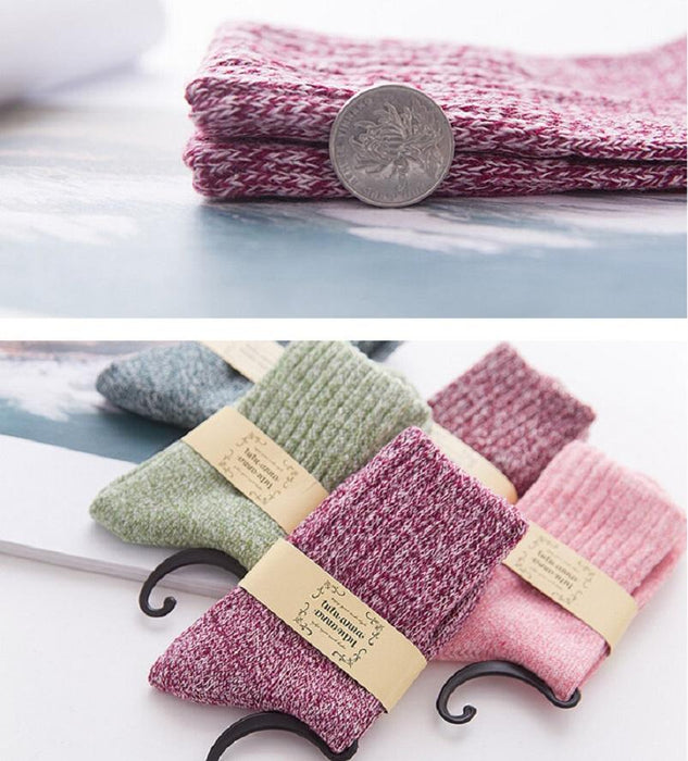 Winter Thicken Wool Socks Women High Quality Towel Keep Warm Winter Socks