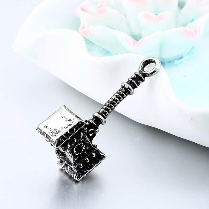 Warcraft Thor Hammer Stainless Steel Jewelry（Only Pendant, No Necklaces）