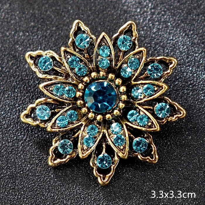 Multi Styles of Exquisite Brooch Vintage Women's Suit Accessories